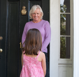 Dr. Patricia Grimes with child